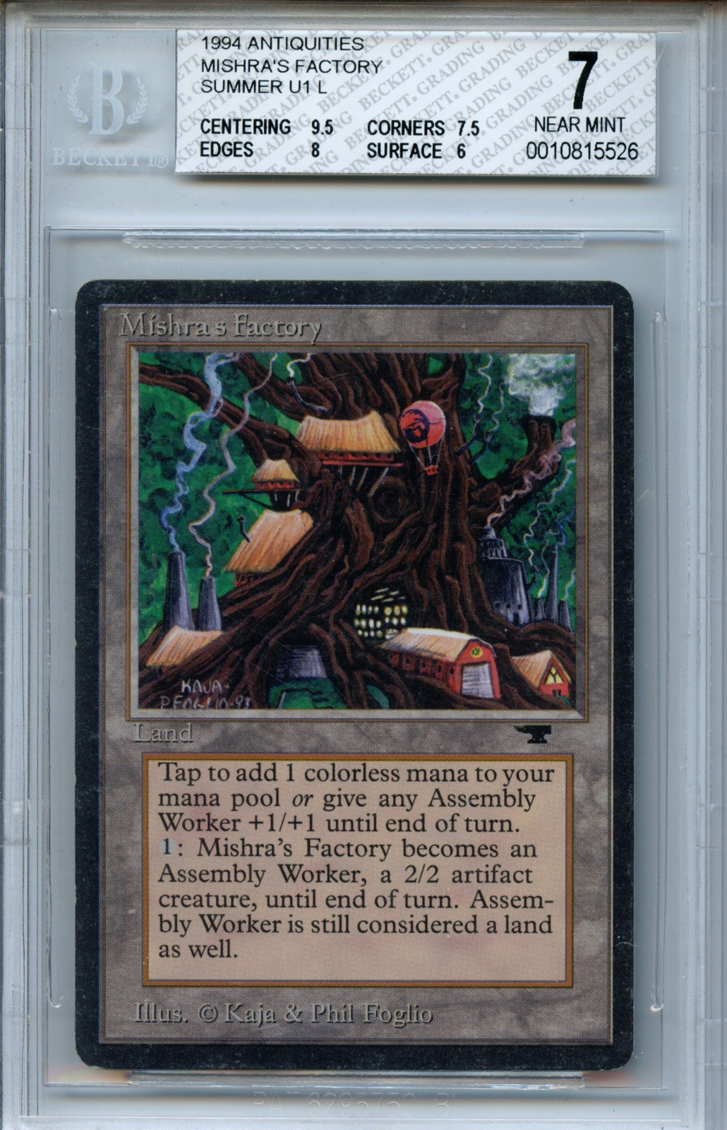 マジック：ザ・ギャザリング Mishra's Workshop NM- MTG MTG Mishra's Toy Workshop CGC 8.5 NM/MT+ 2014 Promo Magic