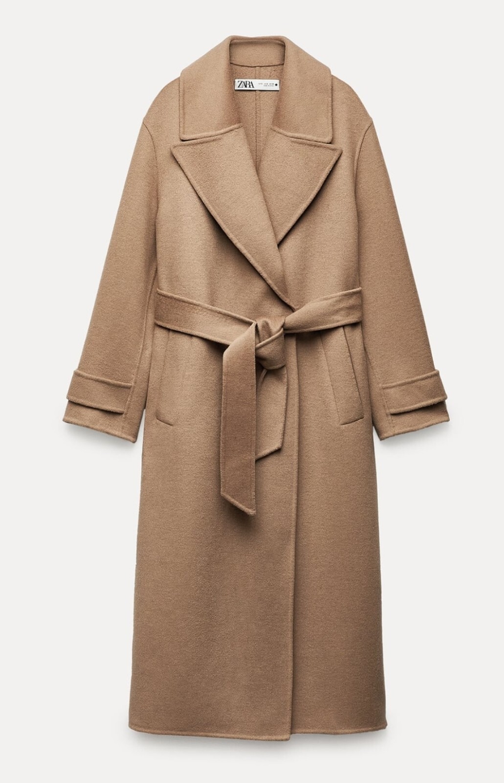 ZARAコート RRP $299 ZARA DOUBLE FACED BLEND COAT ZW COLLECTION DARK