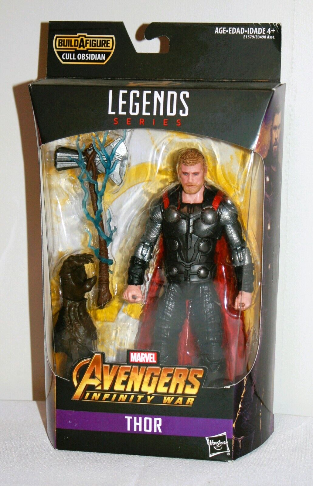 MARVEL LEGENDS AVENGERS INFINITY WAR THOR W/ CULL OBSIDIAN