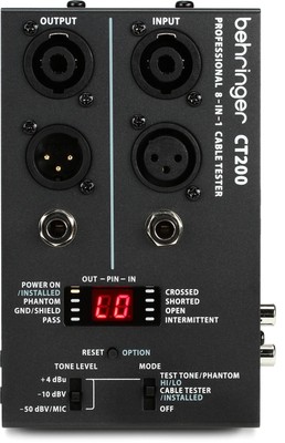 Behringer CT200 8-in-1 Cable Tester (2-pack) Bundle