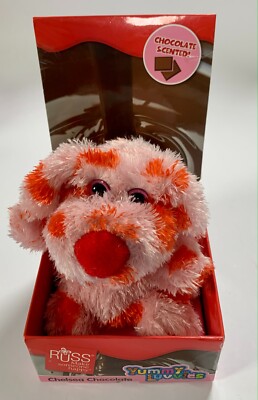 Russ Yummy Luvvies Chelsea Chocolate Scented Plush Cute Plushy Stuffed Animal