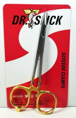 Dr. Slick Scissor Clamps 5.5'' Gold Loops - New