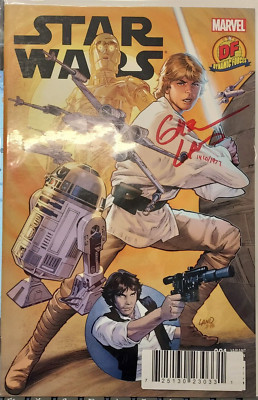 STAR WARS #1 - DYNAMIC FORCES VARIANT - SIGNED GREG LAND W/COA VF/NM