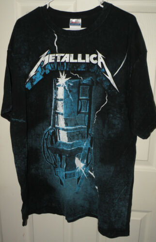Vintage Metallica Ride the Lightening All Over Print T-Shirt  Size 2XL
