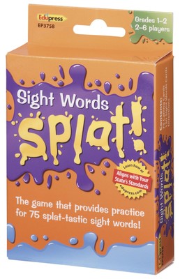 Edupress Teacher Created Resources Sight Word Splat Game Grades 1 to 2
