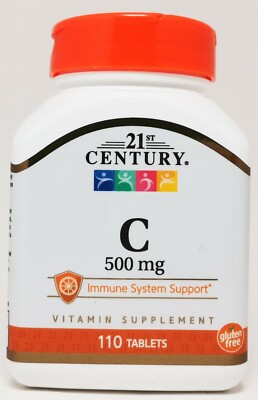 21st Century Vitamin C500mg Immune System Support 110tablets -EXP:03/2025