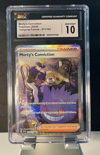 Morty's Conviction 211/162 Special Illustration Rare Pokémon
