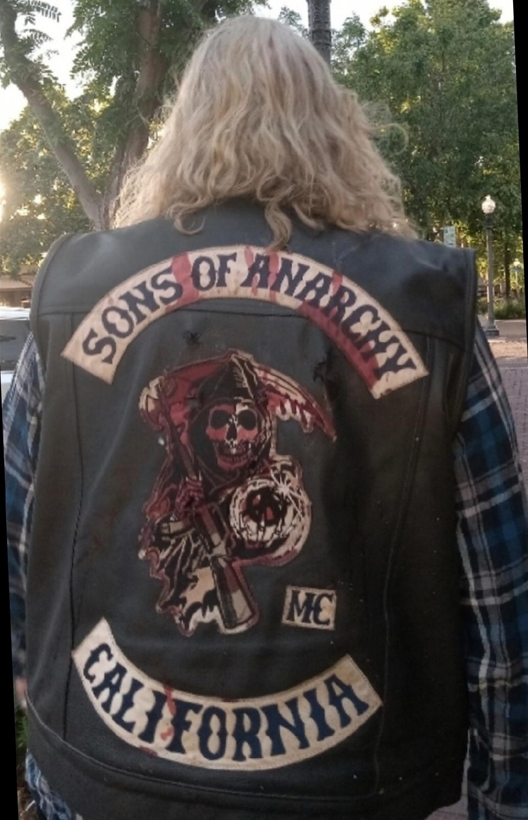 SONS OF ANARCHY "SCREEN WORN" KUTTE/SOA,SAMCRO,MAYANS MC PROP WARDROBE PATCHのeBay公認海外通販｜セカイモン