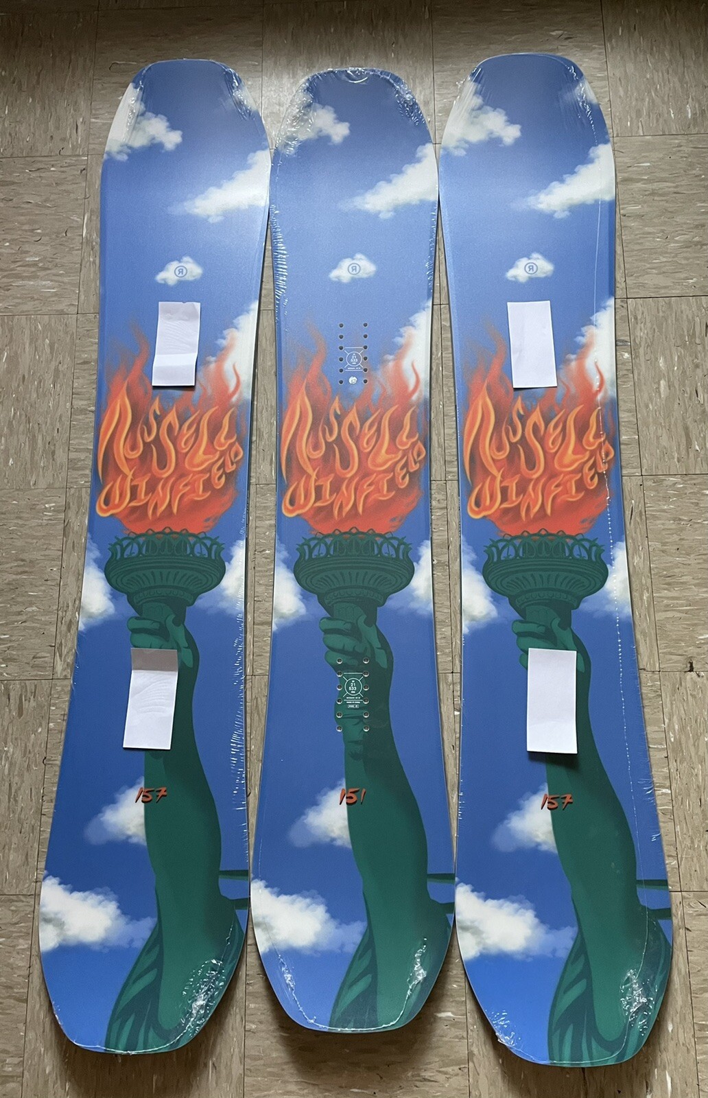 RIDE SNOWBOARDS 151 CM VIRGIL ABLOH RUSSELL WINFIELD RIDE SNOWBOARDS 151 CM VIRGIL ABLOH RUSSELL WINFIELD
