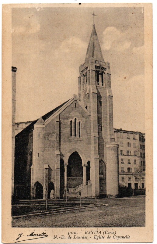 Cpa Corse  Bastia - Eglise De Capanelle