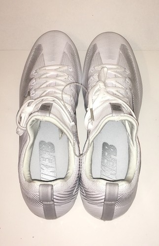 Nike Vapor Untouchable Pro Men's Football Cleats White Silver Size 15 833385-102