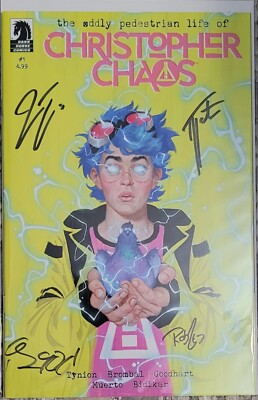 Oddly Pedestrian Life of Christopher Chaos #1 Signed All Creators David Talaski