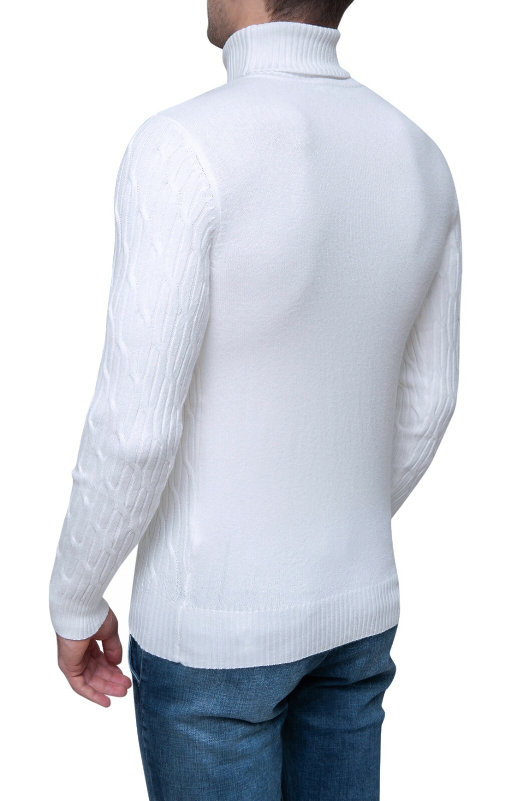 Cardigan Uomo Blu Scuro Slim Fit - Maglione Invernale Con Cerniera, Morbido E Caldo - Foto 6