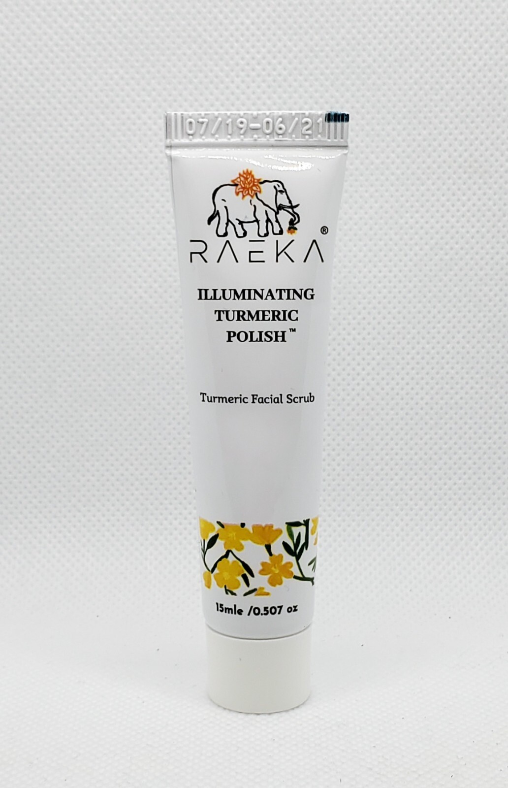 Raeka Illuminating Turmeric Polish Facial Scrub Travel Size 0.507 oz