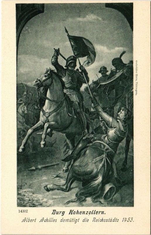 Cpa Burg Hohenzollern Albert Achilles Germany (862077)