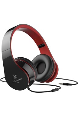 AILIHEN I60 On Ear Headphones With Microphone For Laptop Tablet Android iOS NEW