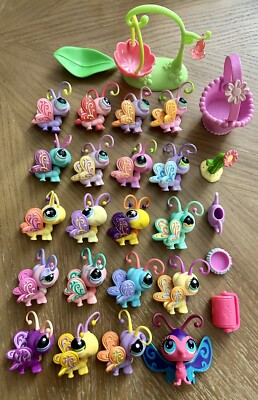 Littlest Pet Shop LPS Authentic Butterfly Lot #93 #202 #271 #299 #355 #397 #413