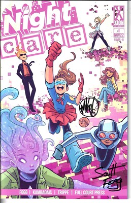 Nightcare #1 Cover B Signed by Scott Fogg/Mike Mayhew Xion Studios EB204