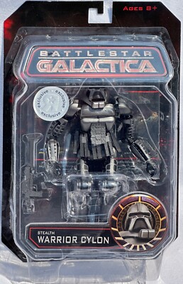 STEALTH WARRIOR CYLON 8 Inch   Battlestar Galactica Toys R Us Exclusive New Pack