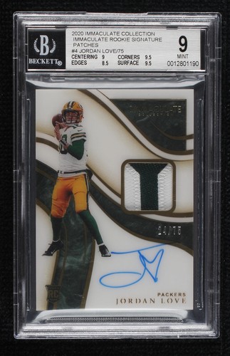 2020 Panini Immaculate Collection Jordan Love #ISP4