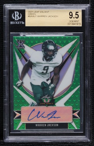 2021 Leaf Valiant Warren Jackson #BA-WJ1