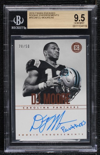 2018 Panini Encased D.J. Moore #RE-DM
