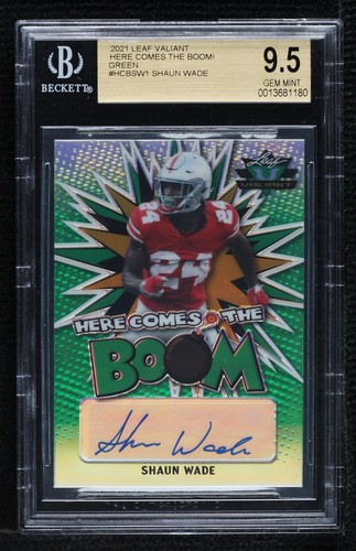 2021 Leaf Valiant Shaun Wade #HCB-SW1