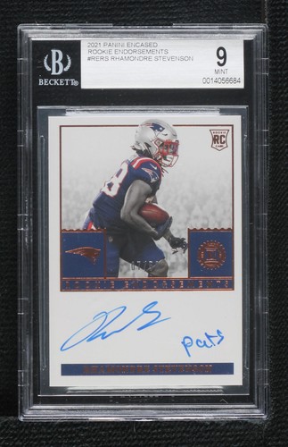 2021 Panini Encased Rhamondre Stevenson #RE-RS