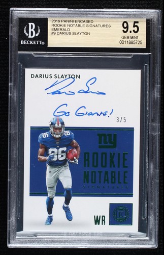 2019 Panini Encased Darius Slayton #RNS-DSL