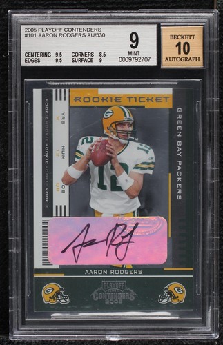 2005 Playoff Contenders Aaron Rodgers #101