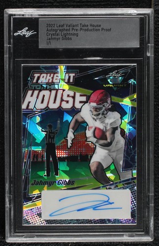 2022 Leaf Valiant Jahmyr Gibbs #TH-JG1