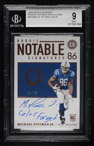 2020 Panini Encased Michael Pittman Jr. #RNS-MP