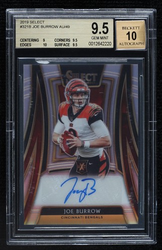 2019 Panini Select Joe Burrow #321