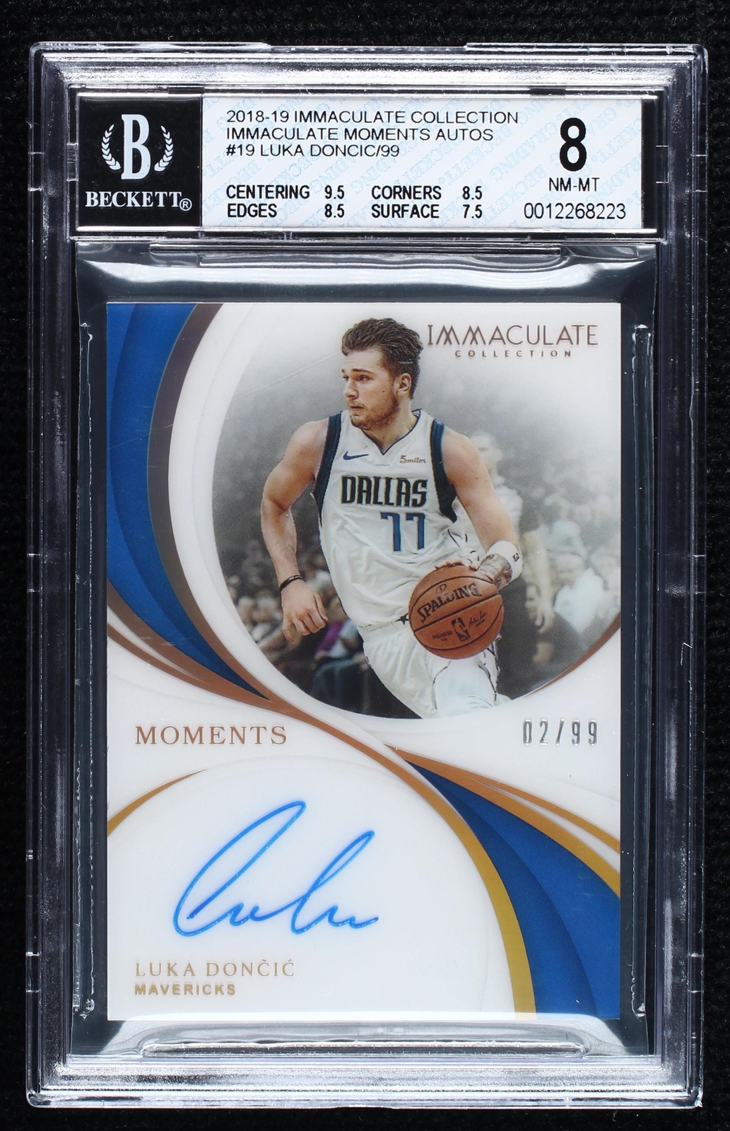 その他 Luka Doncic Auto RC Immaculate Moments 2023-24 Panini Immaculate Luka Doncic GU Patch Auto Gold /10