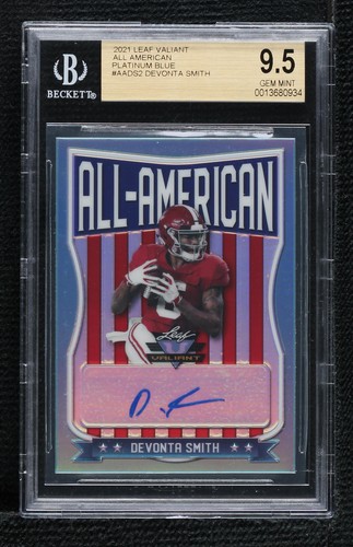 2021 Leaf Valiant DeVonta Smith #AA-DS2