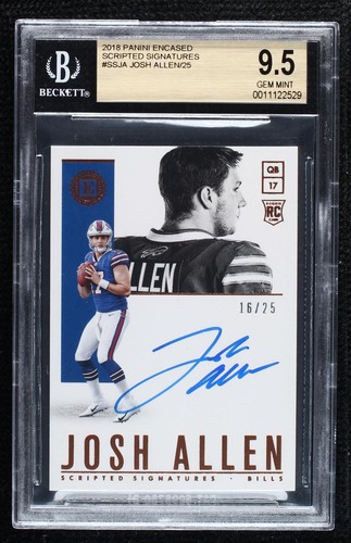 2018 Panini Encased Josh Allen #SS-JA