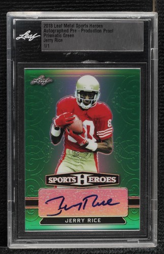2018 Leaf Metal Sports Heroes Jerry Rice #BA-JR1