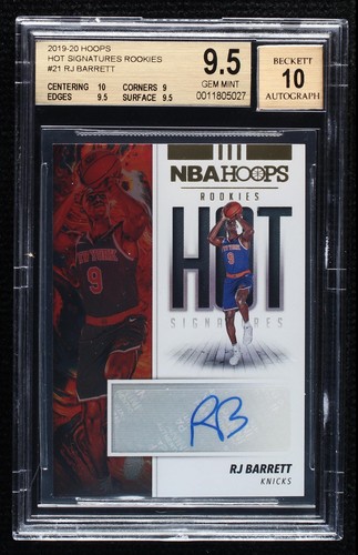 その他 RJ Barrett RC rookie auto PSA9 PSA 9 2019 Panini Hoops RJ Barrett RC Rookie Red Hot