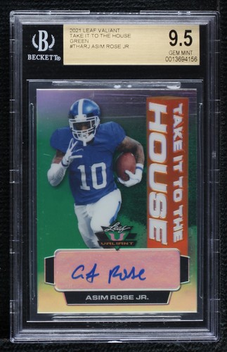 2021 Leaf Valiant Asim Rose Jr. #TH-ARJ