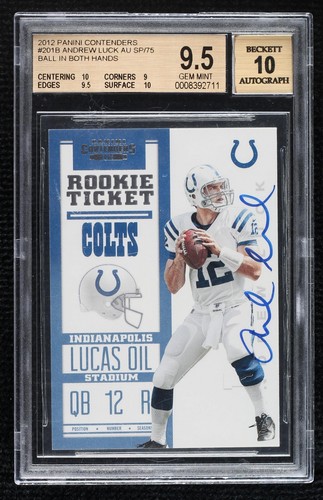 2012 Panini Contenders Andrew Luck #201