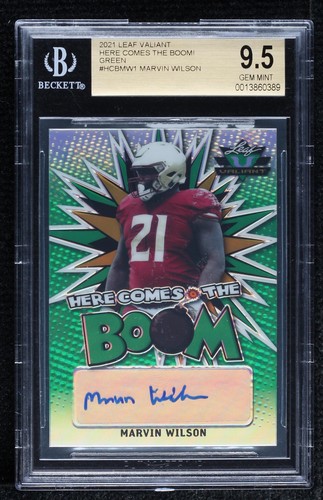 2021 Leaf Valiant Marvin Wilson #HCB-MW1