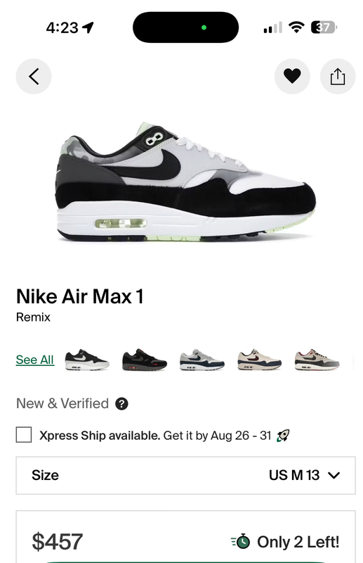 Nike Air Max 1 Remix Pack DB1998-100 White Black Pure Platinum Iron Grey