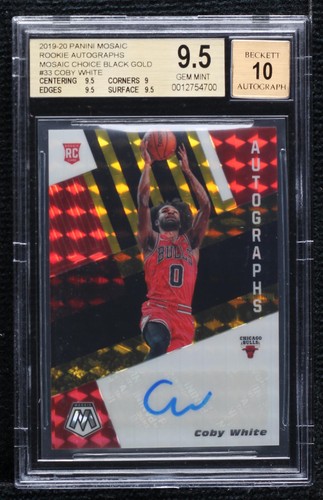 2019-20 Panini Mosaic - Coby White #RA-CWT