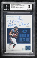 2019 Panini Encased David Montgomery #RNS-DMO