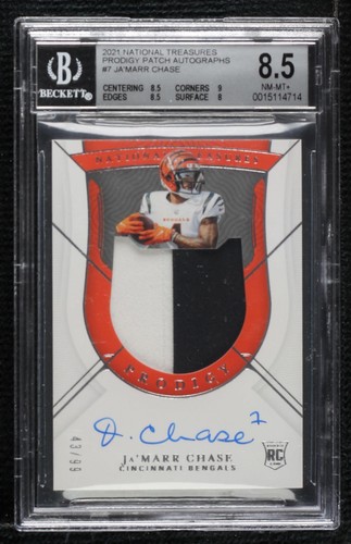 2021 Panini National Treasures Ja'Marr Chase #PPA-JC