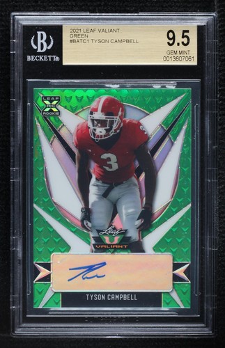 2021 Leaf Valiant Tyson Campbell #BA-TC1