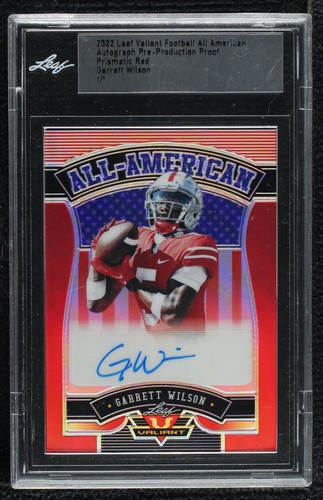 2022 Leaf Valiant Garrett Wilson #AA-GW1