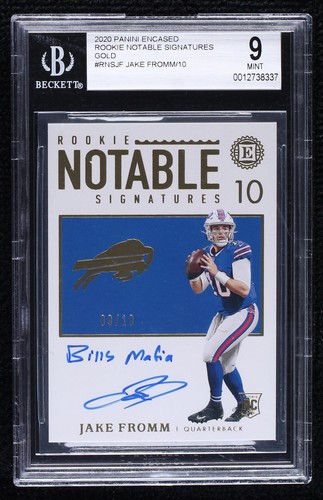 2020 Panini Encased Jake Fromm #RNS-JF