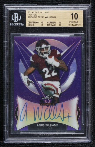 2019 Leaf Valiant Aeris Williams #BA-AW2