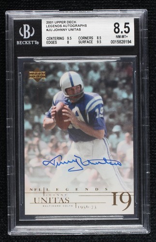 2001 Upper Deck NFL Legends Johnny Unitas #JU